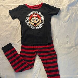 Carter's Super Mario Brothers Pajama Set- Youth size 6/Small